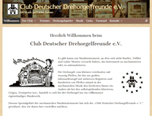 Tablet Screenshot of drehorgelclub.de
